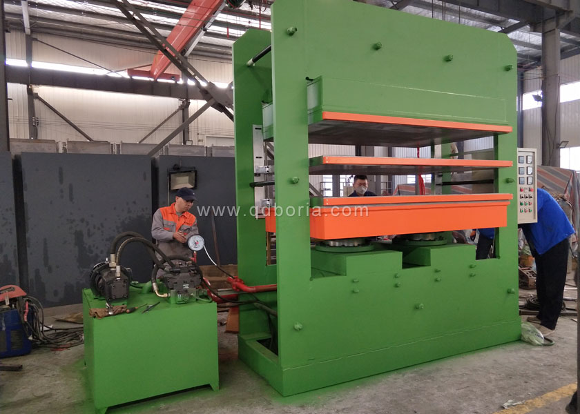 Rubber Mat Vulcanizer Plate Rubber Press Machine 