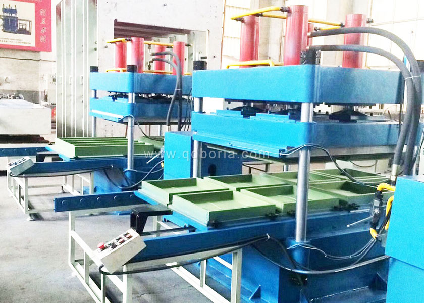 Floor Rubber Tile Making Machine 